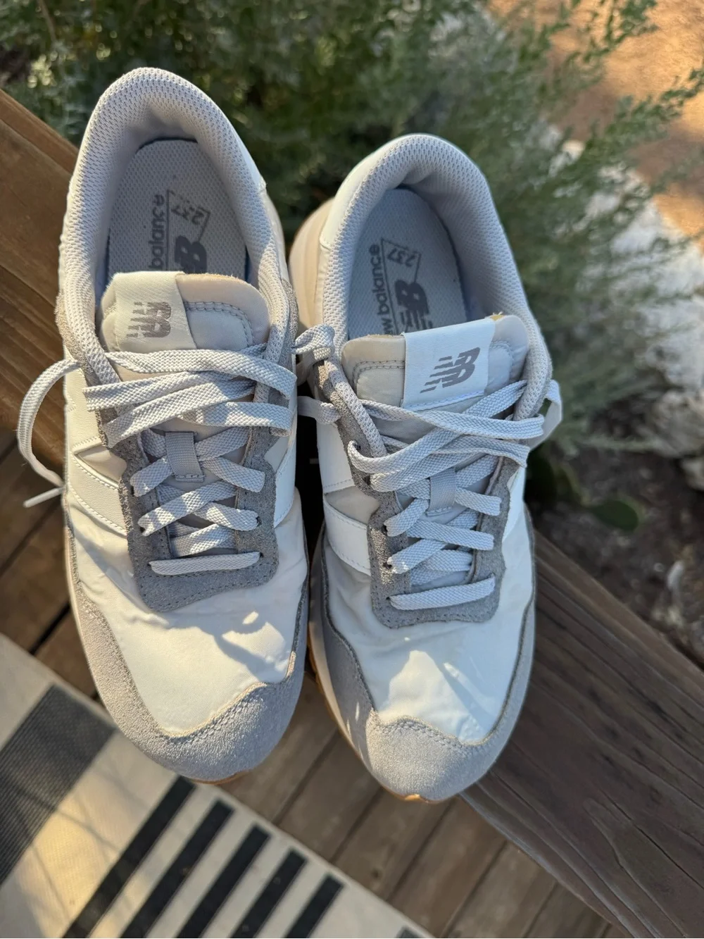 New Balance 237 Grey Retro Runner Sneakers